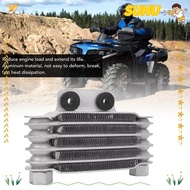 SUHU Original Oil Cooler, Durable 65ml Universal Oil Cooler, Original 5 Row Aluminum Motorcycle Engi