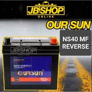 NS40 / B20L (REVERSE) OURSUN MAINTENANCE FREE JAPAN TECHNOLOGY