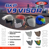 BKP V9 TINTED VISOR MOTORCYCLE HELMET VISOR CERMIN TOPI BKP