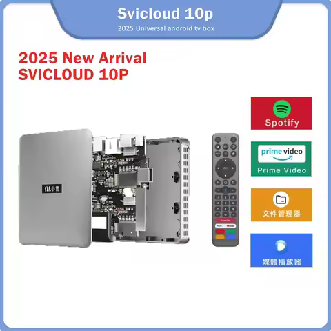 [Genuine]svicloud 10p plus 2025 universal android tv box svi studio svloud 4G64G hot in UK USA Singa