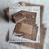 R3 Batik Motif Box size 14 x 10 x 7 cm / R3 Motif Cake Box PER PACK