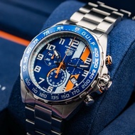 Tag Heuer F1 X GULF Special Edition Quartz Chronograph Watches 43MM CAZ101AT.BA0842