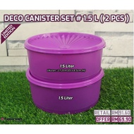 Tupperware Deco Canister Set 1.5 L