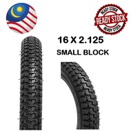 TAYAR BASIKAL BMX / MTB 16 X 2.125 SMALL BLOCK BICYCLE TYRE