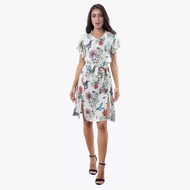 Cool Material Dress / Palm Lagoon Helena Midi Dress