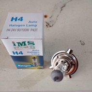 Halogen light bulb H4 100/90 watt 24 volt
