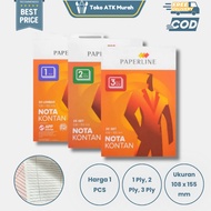 Paperline Small Cash Note Book 1ply 2-ply/ 3-ply/ 50 25 sheets (NK K1 K2 K3 NCR) Cash Book