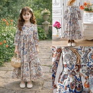 [M’SIA STOCK] (POST EVRYDAY) 4Y-14Y Kaftan Budak Jubah Budak Perempuan Long Dress Kids Event Dress F