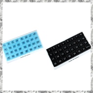 Monthly Pill Organizer 31 Compartments 1 Per Day 4 Week Full Month 31 Day Pill Organizer