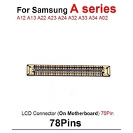 KRCB Fpc Connector For Samsung Galaxy A12 A13 A23 A22 A24 A32 A33 A34 A02 on Motherboard