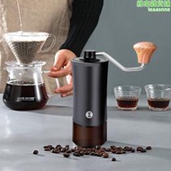 手搖磨豆機咖啡豆研磨機cnc鋼芯雙軸磨粉家用便攜手動咖啡機