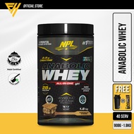 NPL Anabolic Whey gH 4lbs/2lbs - with Lab Test, Whey Protein with 2.5g Creatine, Original Guarantee