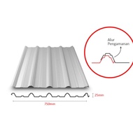 ATAP GALVALUM SPANDECK/TRIMDECK KR 5 - 750 KENCANA 0.30