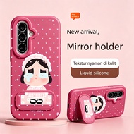 Stand hp Aesthetic Cute Liquid Silicone Crybaby Casing Realme C85 Pro C71 Note 60X 70 C75X Casing