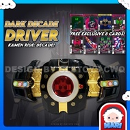 [Light & Sound] Keman Rider Dark Decade Driver Transformation Belt Decade Dark Black Boy Pretend Pla