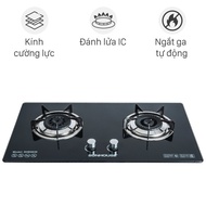 Bếp gas âm Sunhouse SHB-6636-Chính Hãng trưng bày 99%-Đánh lửa IC nhanh nhẹ Đầu hâm Ngắt gas tự động