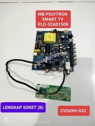 MB BOARD MOTHERBOARD MAINBOARD MESIN LED POLYTRON 32 INCH PLD32AD1508 PLD-32AD1508