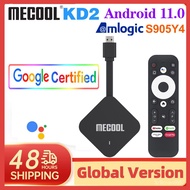 Mecool KD2 TV Stick Amlogic S905Y4 TV Box Android 11 4G 32G  Certified Voice Control AV1 4K 60pfs 2.4G&amp;5G WiFi TV Dongle