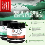 *BUY 1 FREE 1* Pure Argan Oil Collagen Keratin Hair Treatment Mask 1000ML