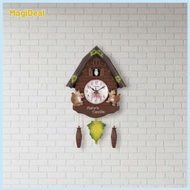 Retro Cuckoo Clock Traditional Wooden Cuckoo Wall Clock