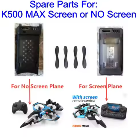 K500 MAX RC Aircraft Airplane Plane Spare Parts 3.7V 500Mah Battery K500 MAX Remote Control Fighter 