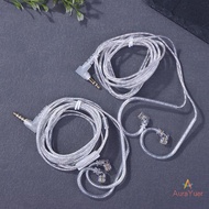 [AuraYuer] 3.5MM 2PIN In Ear Wired Earphones KZ Silver Plated KZ Earphones Cables Upgrade Cable With