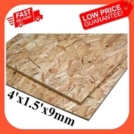 OSB Board 4 kaki x 1.5 kaki x 9mm