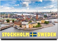 Stockholm Fridge Magnet Locker Magnet Sweden Travel Souvenir Riddarholmen Gamla Stan