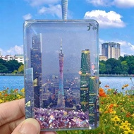 Guangzhou Cultural Creative Glitter Magnetic Refrigerator Stickers Appearance Acrylic Travel Souveni