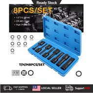 1/2" Square Drive Impact Star Bits Socket Set T20 T25 T30 T40 T50 T55 T60 CR-MO Wrench Tools