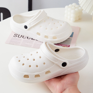 Sandal Rumah Sandal Wanita Jelly Anti Slip Sendal Karet Motif Lubang Sandal Rumah Tali Belakang Elas
