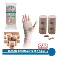 Onehealth Roll Health Bandage Elastic Bandage 10cm x4.5 m
