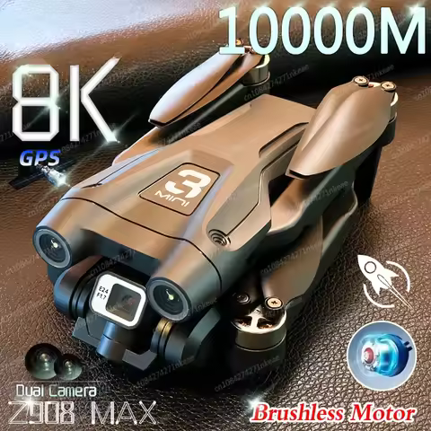 GISAEV Z908 Pro Max Drone 8K Professional Dual Camera 5G HD GPS FPV Brushless Motor Obstacle Avoidan