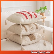Retro Cushion Cover 50x50 40x40 45x45  Bohemia Tassel Pillow Case 30x50cm Cushion Case Sofa Pillow C