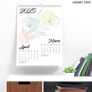 LENDER 2025 WALL CALENDAR 2025 SPIRAL AESTHETIC CALENDAR 2025 A3 SIZE WALL CALENDAR