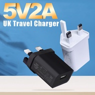 5V 1A 2A Fast Charger Plug UK Plug Power Supply Mobile Phone Power Adapter Tablet Charging Head