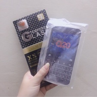 Combo: blackberry q20 case and tempered glass