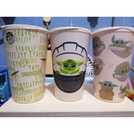 Star Wars Yoda bamboo fiver tall glass