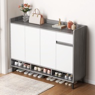 dlhome.com.my™ Shoe Rack Against the Wall Large Shoe Storage Capacity Cabinet Entryway Shoe Organizer