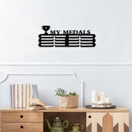 HELLOYOUNG Hanging Medal Display Wall Rack Award Storage Organizer