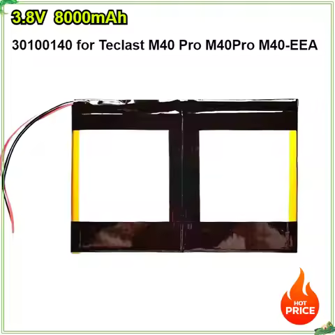 New 3.8V 8000mAh Battery 30100140 for Teclast M40 Pro M40Pro M40-EEA Laptop Notebook Tablet PC Accum