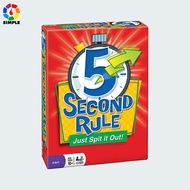 5 Second Rule Game （Card Game）