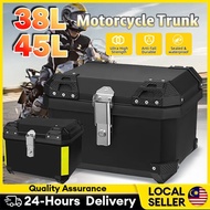 Malaysia Spot Hight Quality 38l 45l Top Box Motorcycle Aluminium Box Premium Lock Waterproof Oustpro