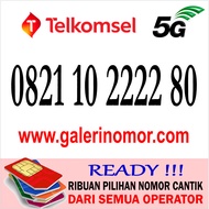Nomor Cantik Simpati Telkomsel Support 5G Nomer Kartu Perdana 0821 10 2222 80