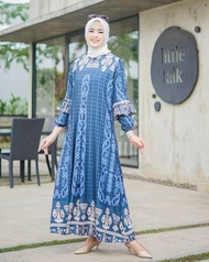 Gamis Wanita Kia Maxi Motif | Fashion Muslim Wanita | Dress Muslim Wanita Busui Friendly All Size | Gamis terbaru 2024 kekinian | Gamis terbaru 2024 lebaran