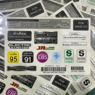 Wave Warning Sticker Wave125 Sticker Motor