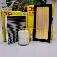 [Combo] 3 JS Asakashi Filters for Xpander 1.5 2017-2024. Engine air filter (A3035), Air conditioner 