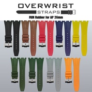 Curvend End FKM Rubber for AP Royal Oak 26mm Watchband