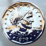 ***店長推介*** 自家電鍍美國銀幣 1979年 USA 1 Dollar One Dollar 一元 1元 "Susan B. Anthony Dollar" 穌珊 ·安東尼 Pioneer for Women's Rights 美國民權運動領袖 有原光 Liberty Silver Plated Coin Apollo 11 Mission Insignia 阿波羅十一號 人類首次登陸月球 任務徽章 錢幣 硬幣 1979年1月 中美建交 鄧小平訪美