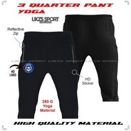 CQ Sabah FC 3 Quarter High Quality Training Pant Slim Fit  Seluar 3 Suku Latihan 3Q